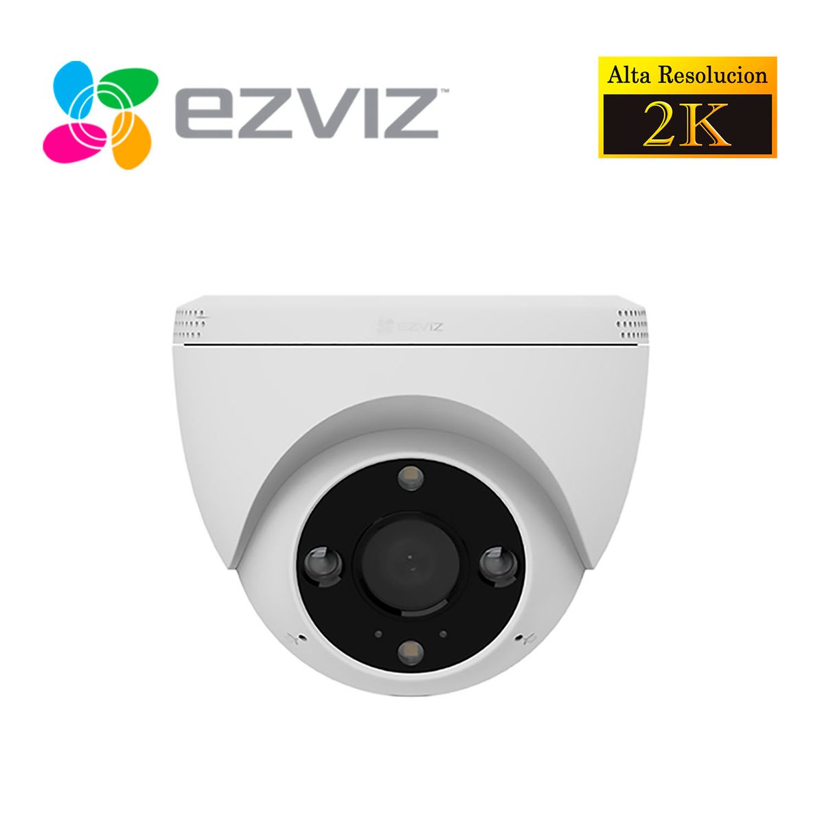 EZVIZ - Cámara de Seguridad Ezviz H4 2K Domo Visión Nocturna a Color Exterior
