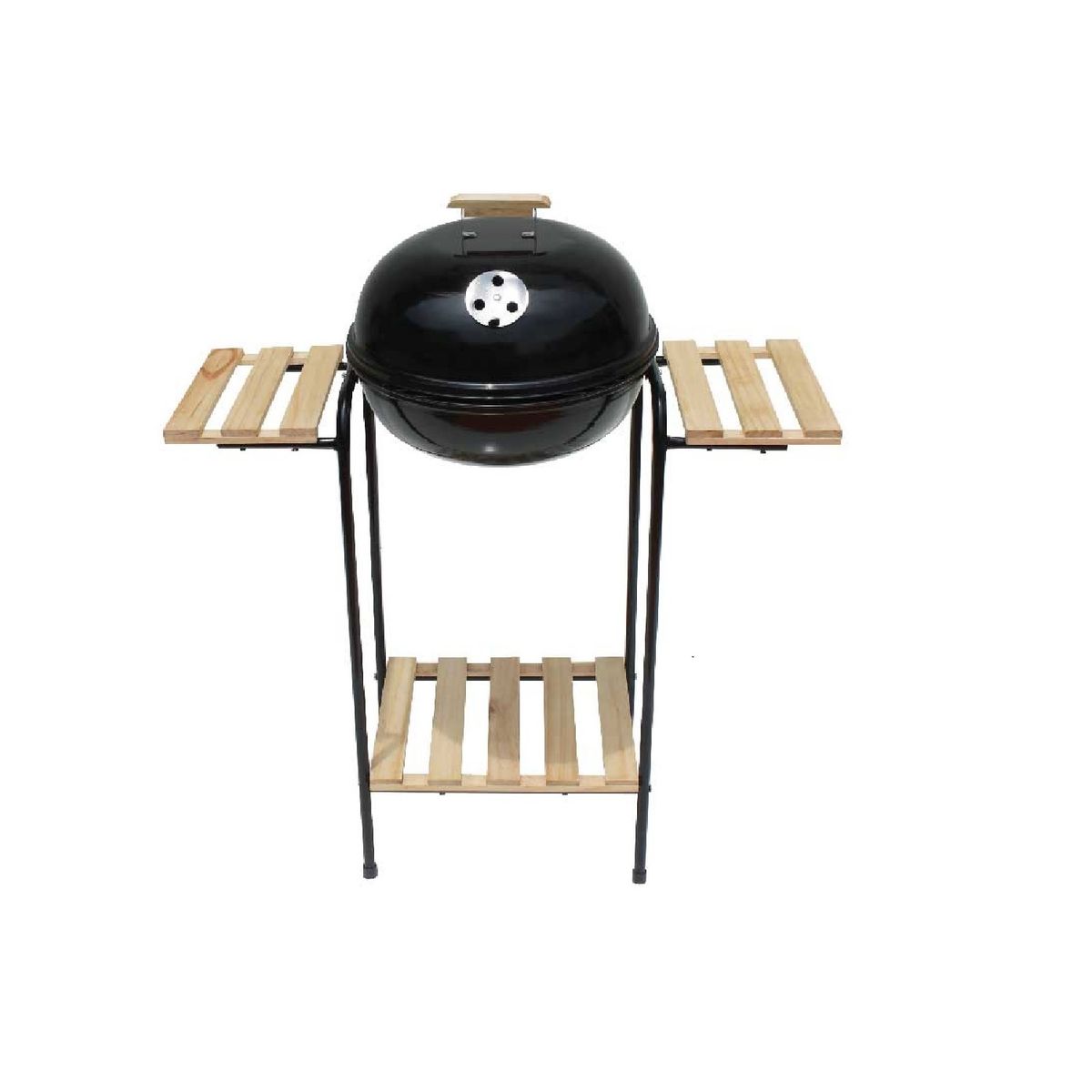 MR GRILL - Parrilla Grill con Bandejas de Madera + Tabla
