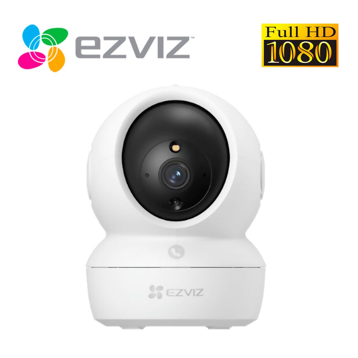 EZVIZ - Cámara Seguridad Ezviz Wifi H6C PRO Full Hd Gira 360 con Boton Llamada