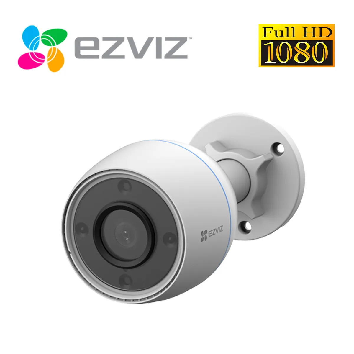 EZVIZ - Cámara Seguridad Ezviz Wi-Fi Exterior H3C Color 1080P IP67 Noche Color