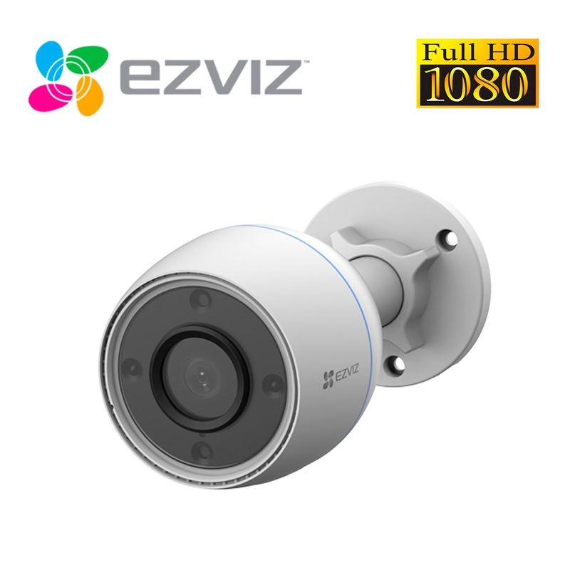 EZVIZ - Cámara de Seguridad Ezviz Wi-Fi Exterior H3C Color 1080P IP67 Noche Color