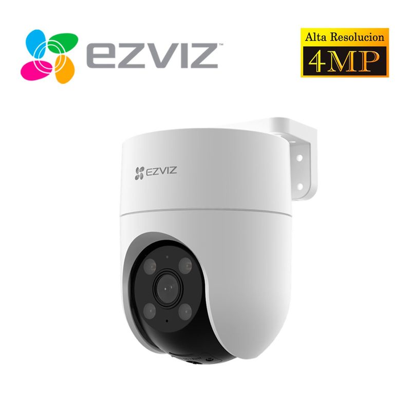 EZVIZ - Cámara de Seguridad Ezviz Wi-Fi 4MP 2K Giratoria 360 H8C Inteligente