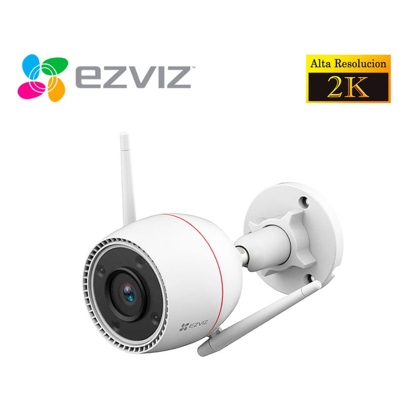 EZVIZ - Cámara Seguridad Ezviz Wi-Fi Exterior H3C 3MP IP67 Noche Color