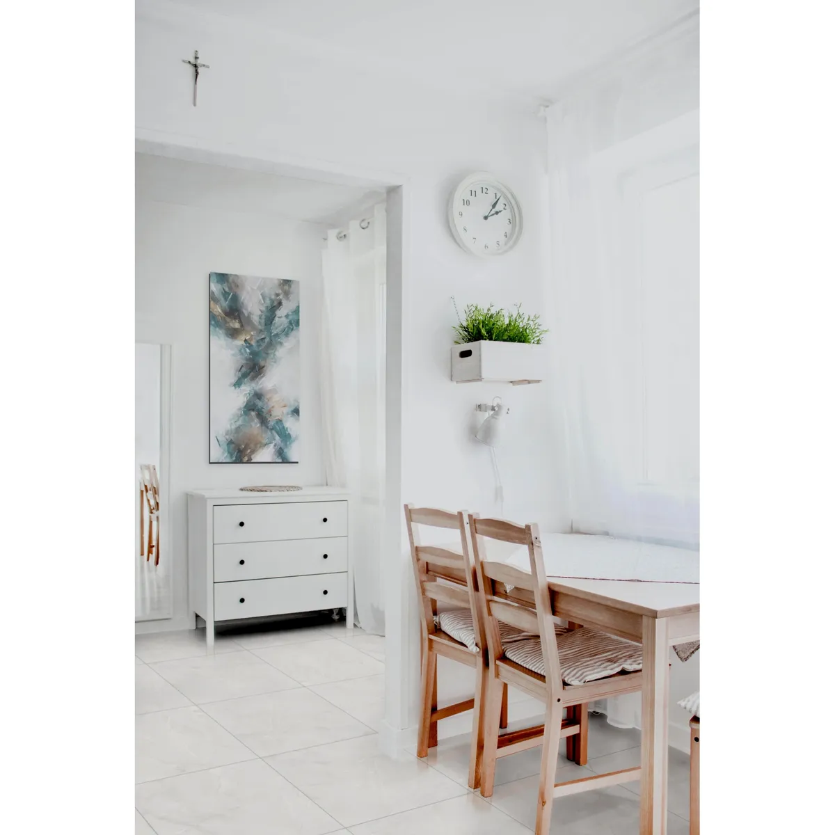 GALA - Ceramica Blanco Marmolizado Montessa 60x60cm 1.44m2