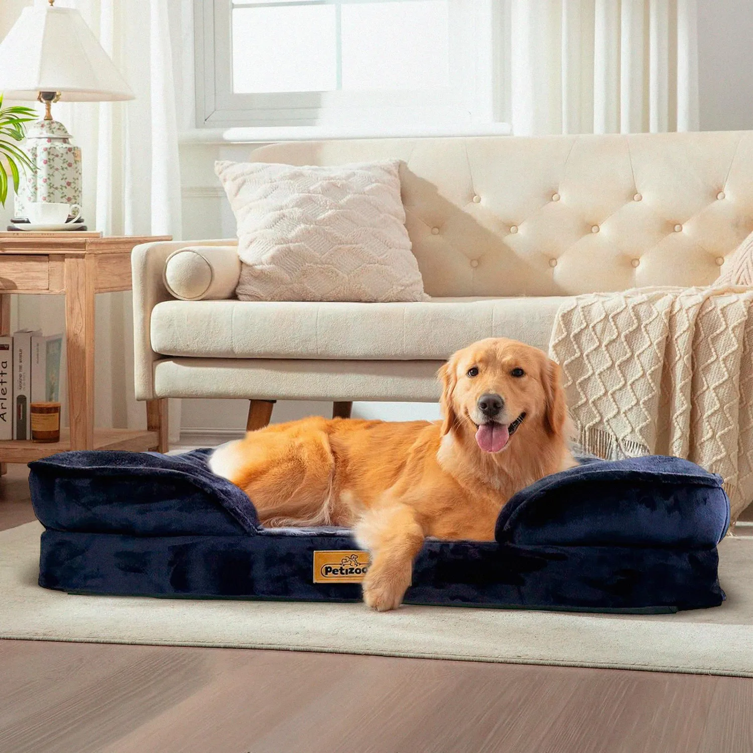 Divan Cojin Para Mascotas Cama Elevada Perro PawHut Perro Sofu00e1