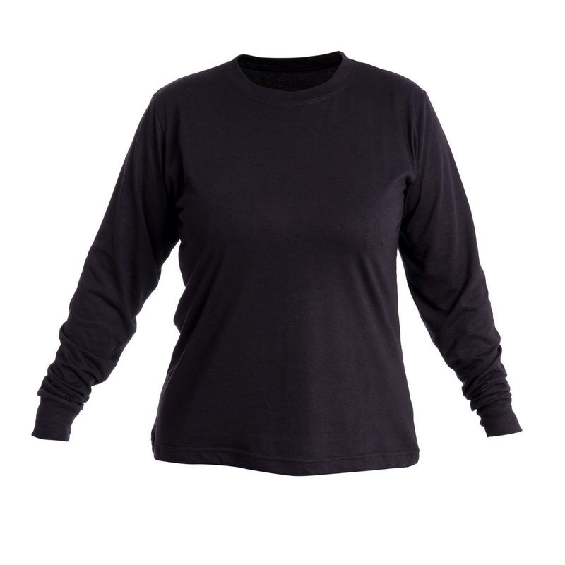 S/M - Polo de Dama Manga Larga Negro L