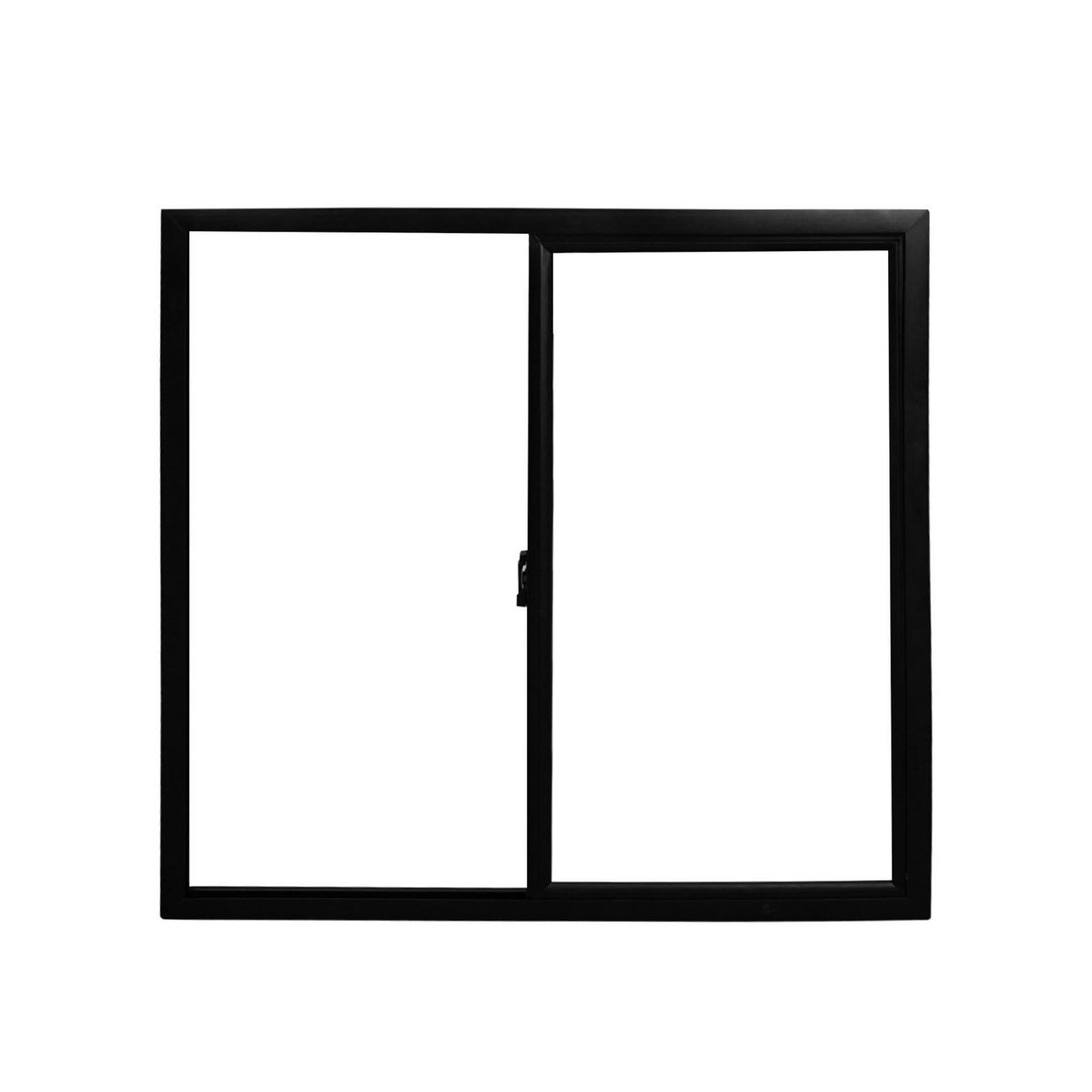 NEFUSAC - Ventana Pvc Corrediza Laminado de 6 mm Negro