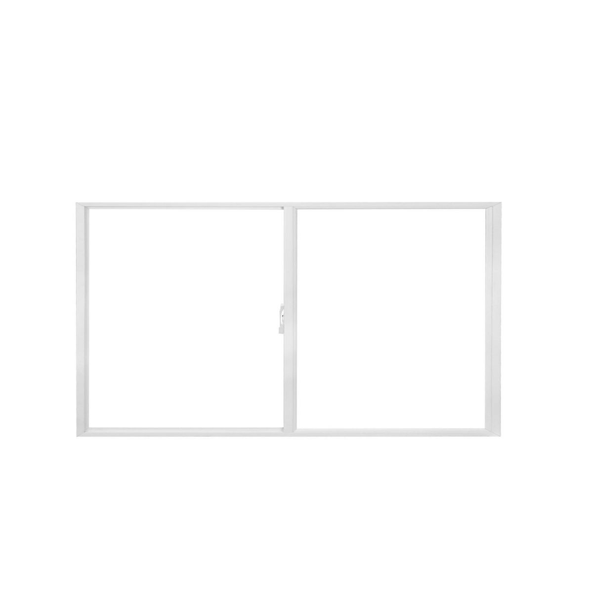 NEFUSAC - Ventana Pvc Corrediza Laminado de 6 mm Blanco