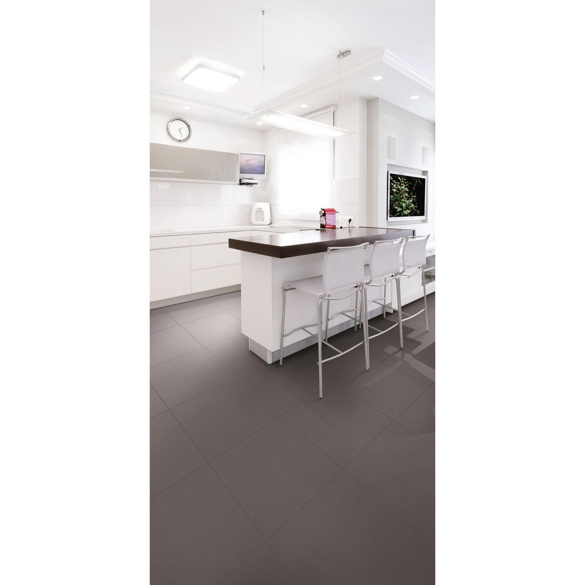 SAN LORENZO - Cerámica Gris Cementicio 60X60cm 2.58m2 Oxford Grafito