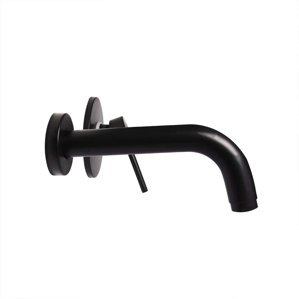 VAINSA - Llave de Lavatorio Monocomando a la Pared Lever Black