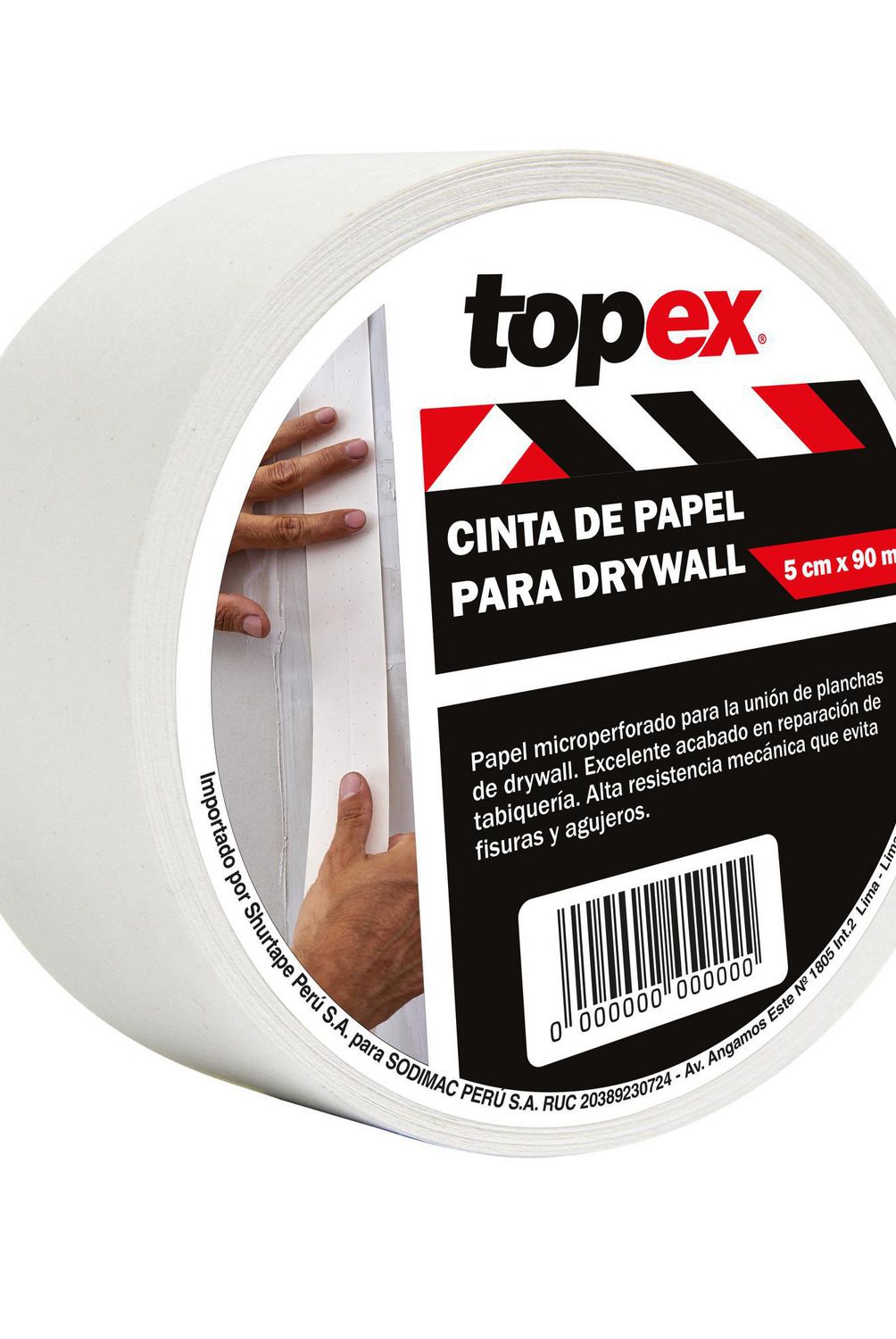 TOPEX - Cinta para Drywall de Papel Drywall Topex 2 X 90m