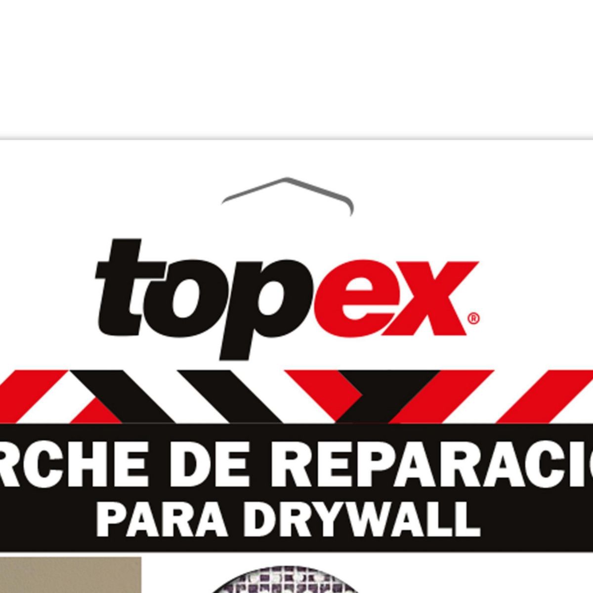 TOPEX - Parche de Reparación Drywall 6x6 Topex