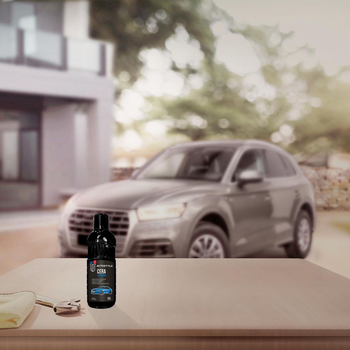 AUTOSTYLE - Cera Líquida con Carnauba 500 Ml Autostyle