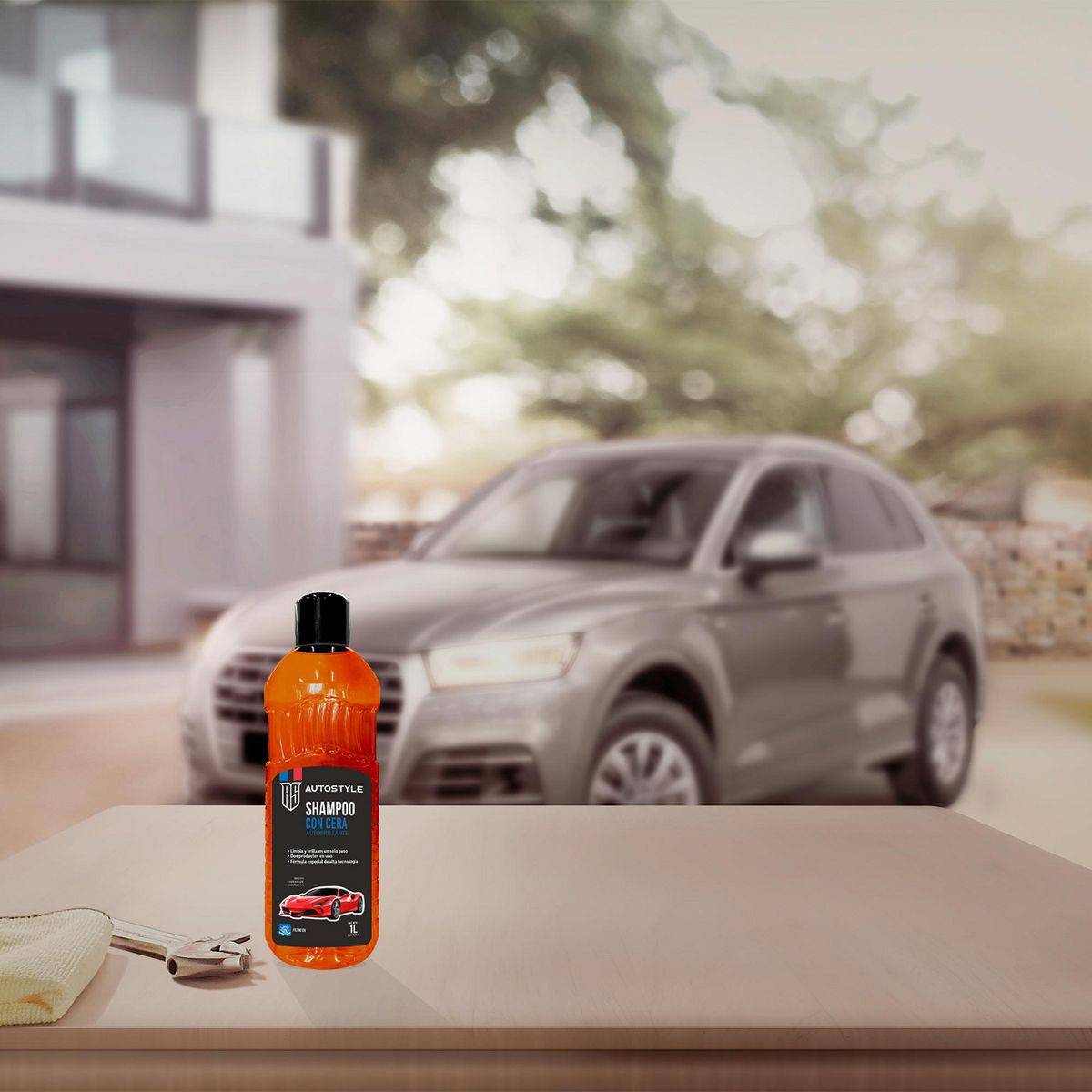 AUTOSTYLE - Shampoo con Cera 1L Autostyle