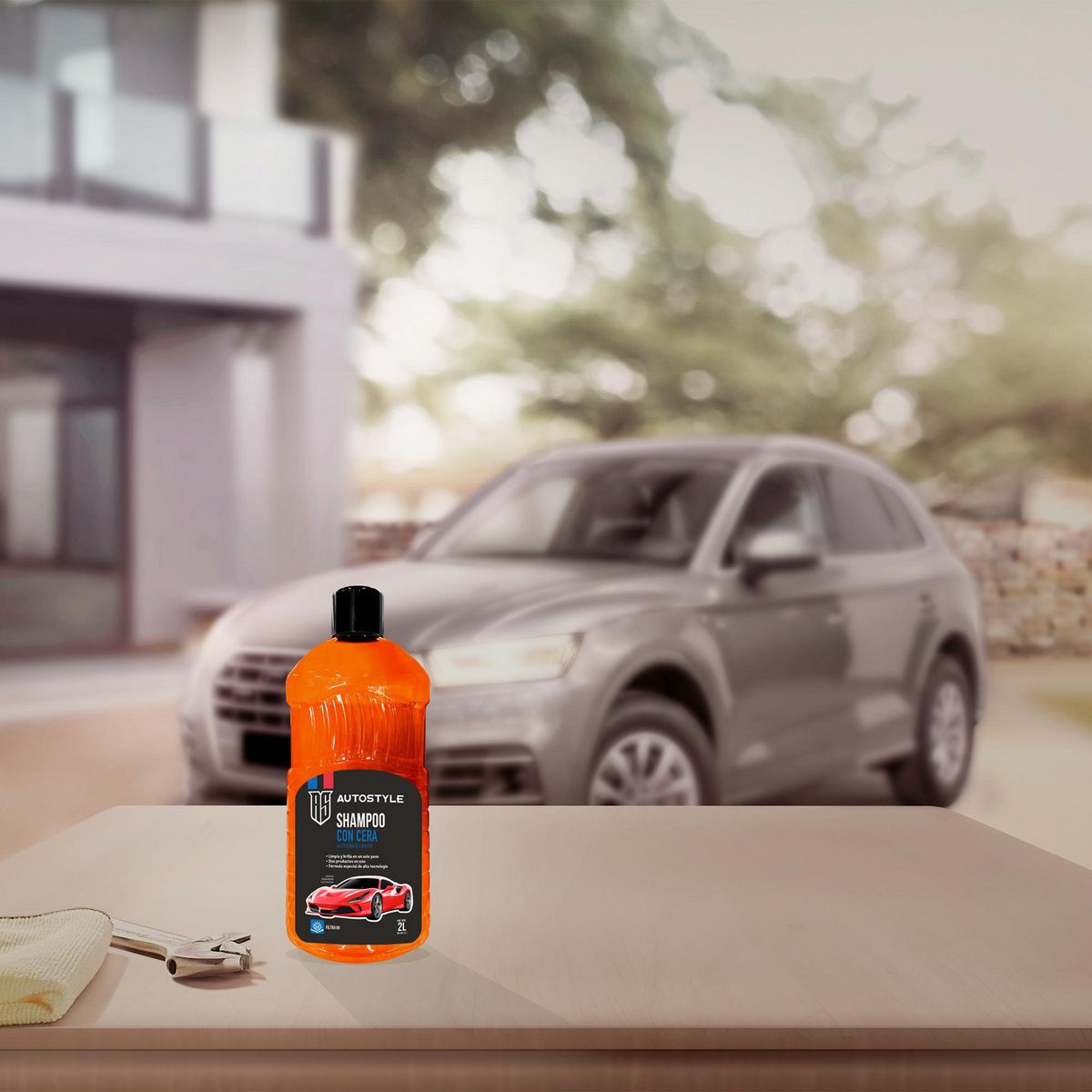 AUTOSTYLE - Shampoo con Cera 2L Autostyle