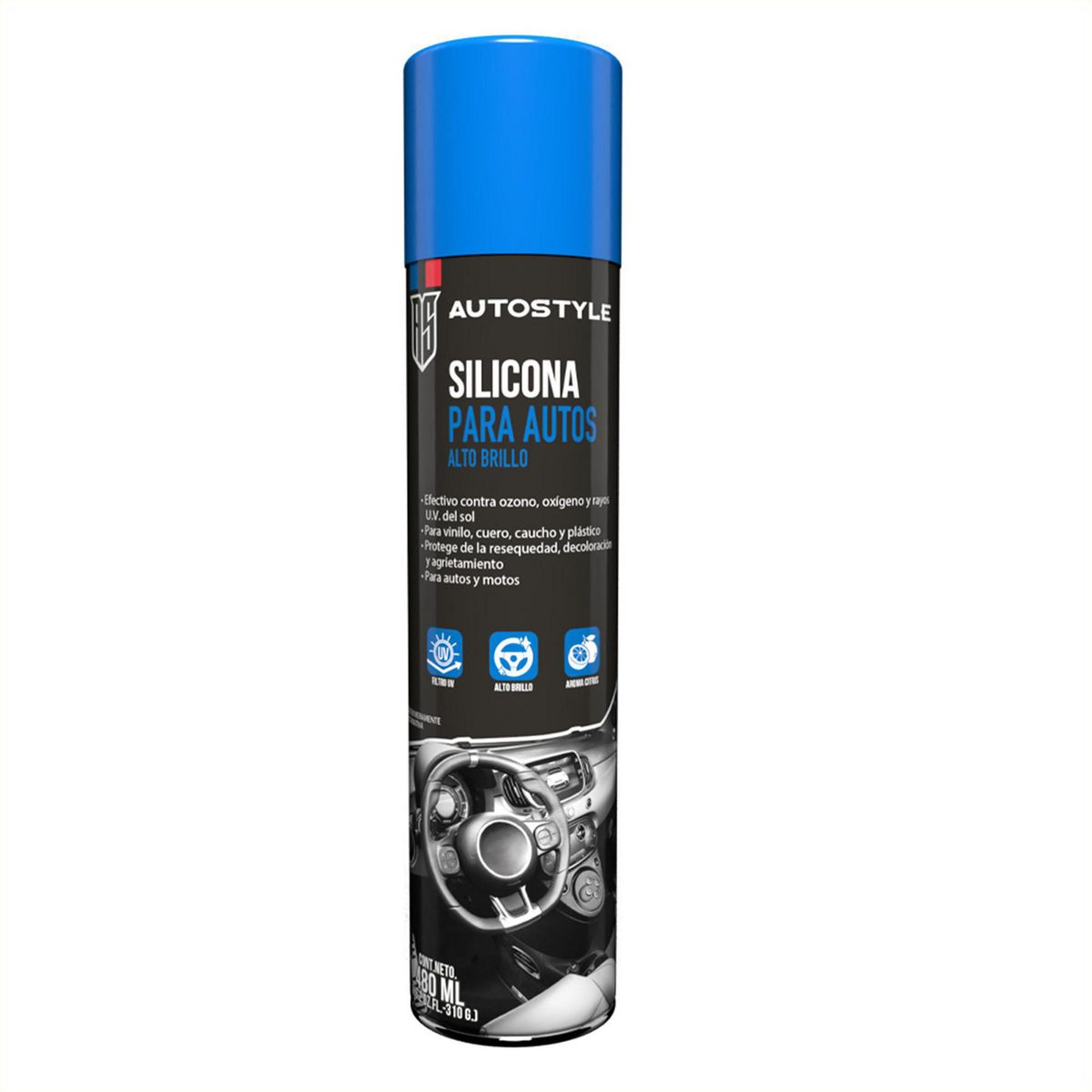 AUTOSTYLE - Silicona para Auto Autostyle Citrus 480 ml