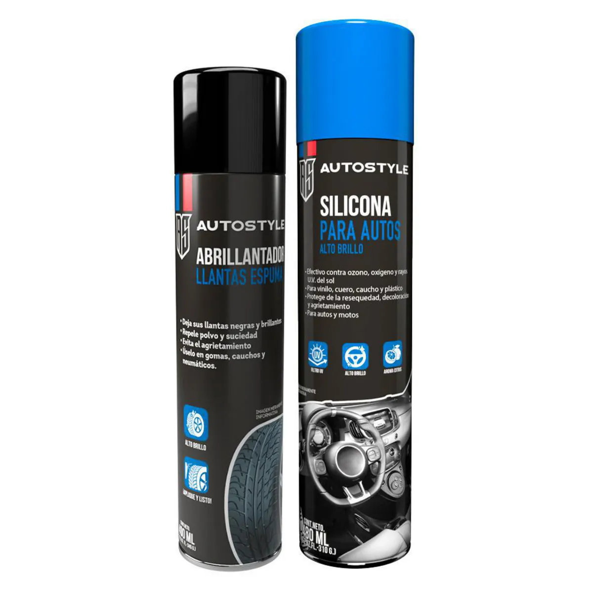 AUTOSTYLE - Kit Silicona para Auto Autostyle + Llantax