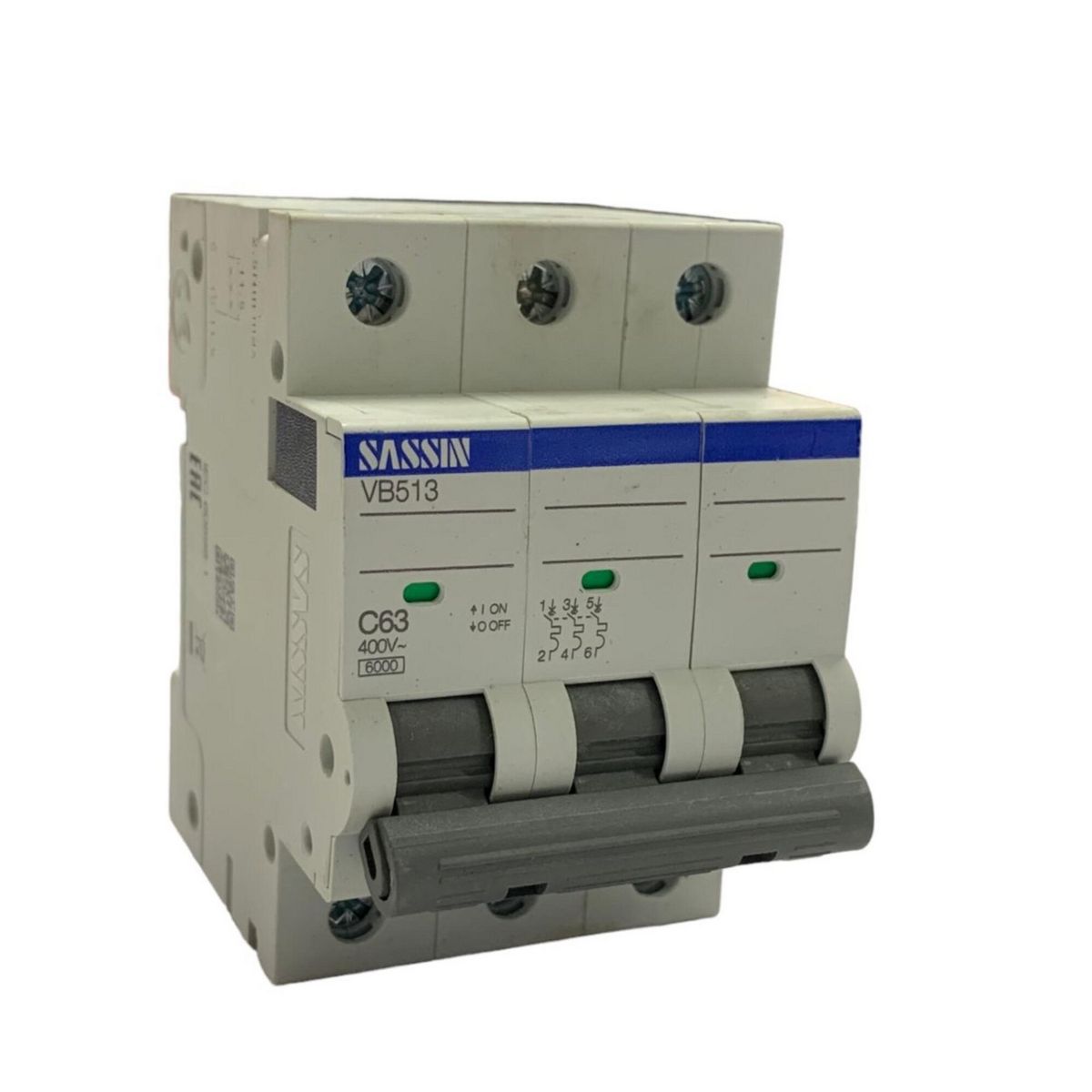 SASSIN - Interruptor Termomagnético 3x63 A SASSIN