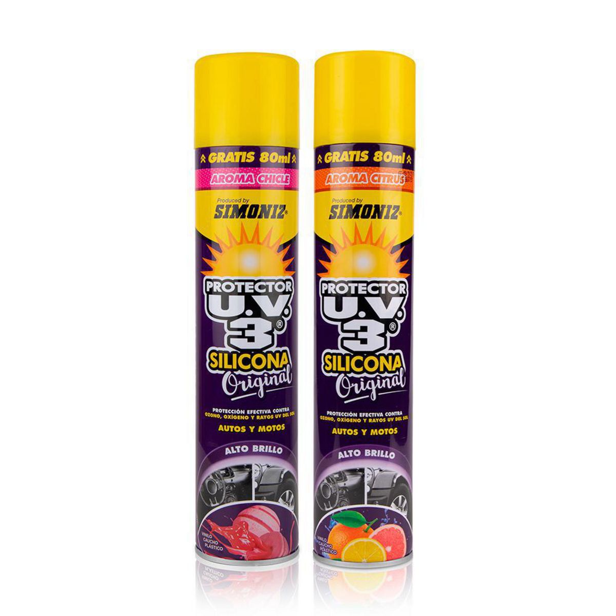 SIMONIZ - Pack Silicona Chicle + Citrus 400Ml