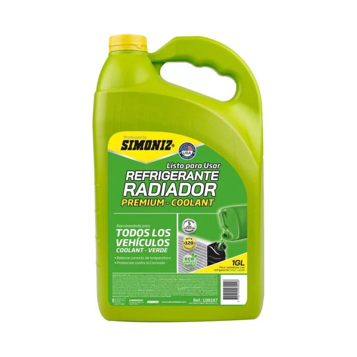 SIMONIZ - Pack Refrigerante verde Gl + Silicona fresa 300 ml