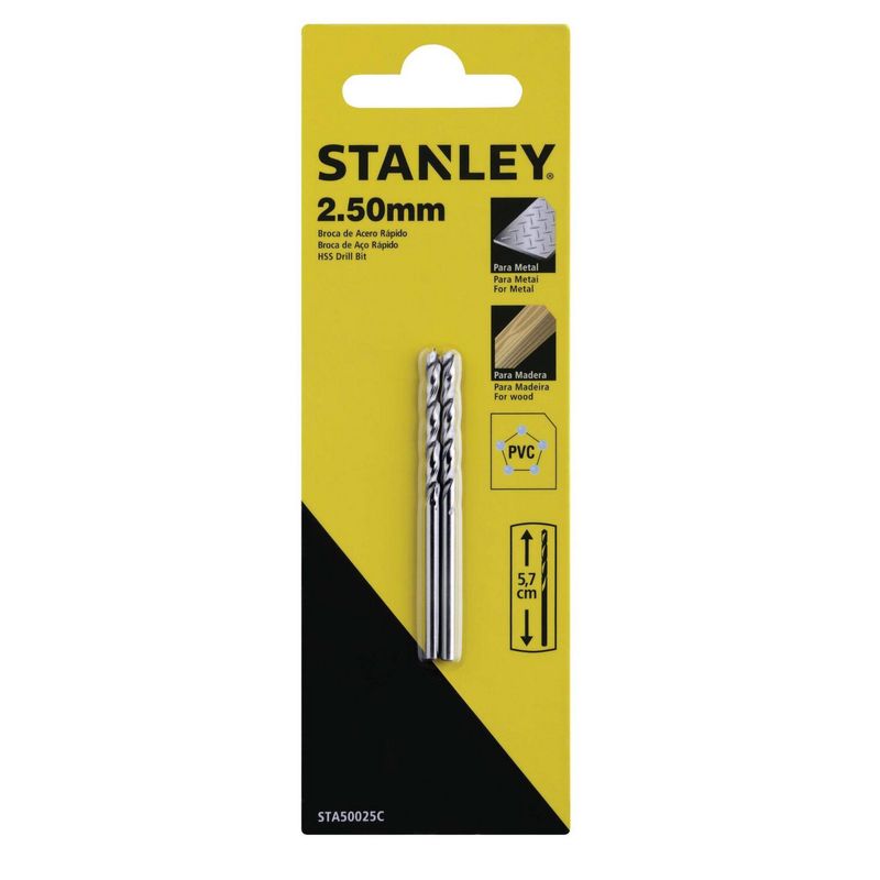 STANLEY - Broca de arco HSS 2.50 mm Stanley