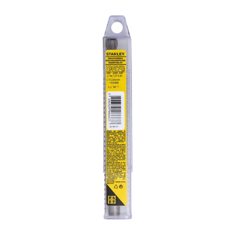 STANLEY - Broca para concreto  13X150mm Stanely