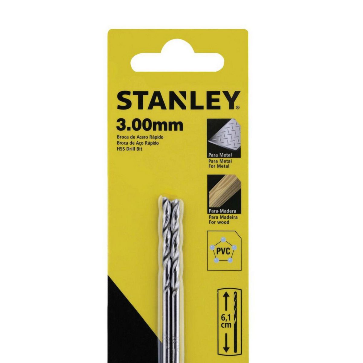 STANLEY - Broca de arco HSS 3.00mm Stanley