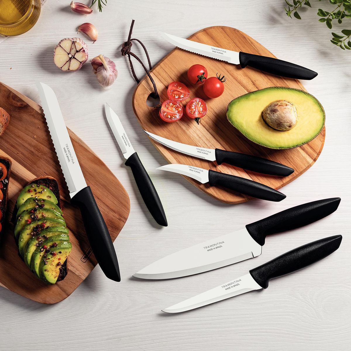 TRAMONTINA - Juegos de Ollas Tramontina de Acero Allegra