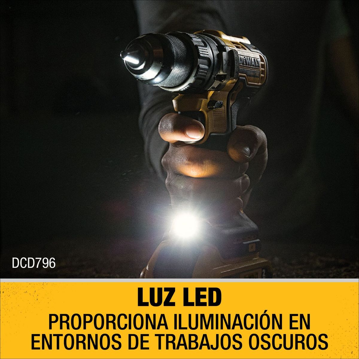 DEWALT - Taladro Percutor Dewalt 1/2" 20V + Atornillador de Impacto 1/4" + Cargador +2 Bat + 1 Carg + maletín