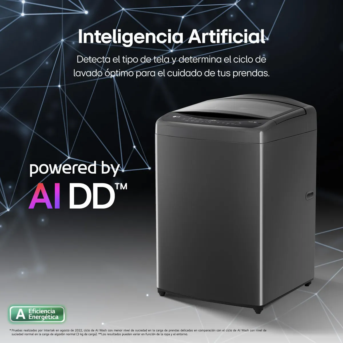 LG - Lavadora WT17BV6T 17 Kg AI DD Carga Superior Negro Claro LG