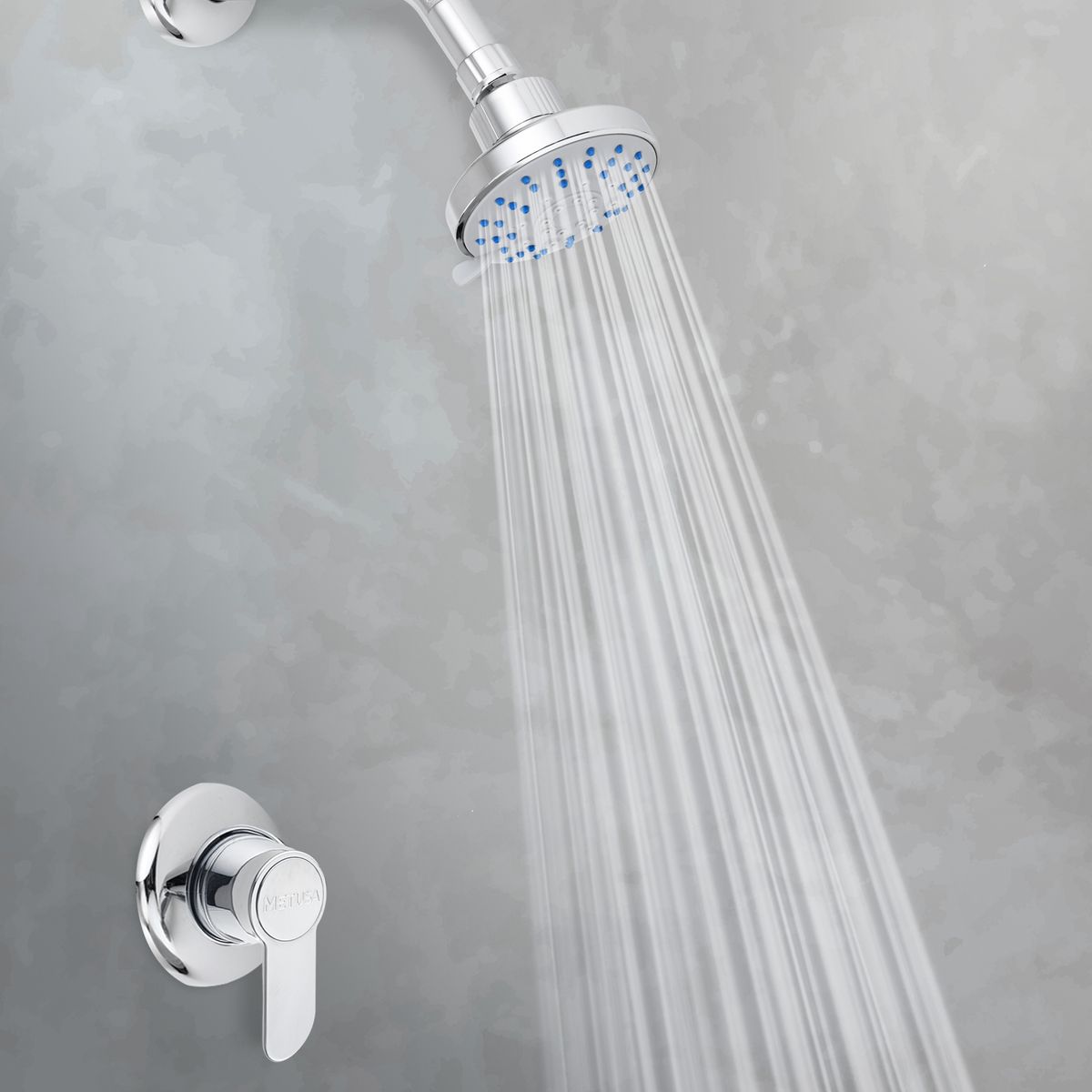 METUSA - Grifo de Ducha + Llave ABS Cromado