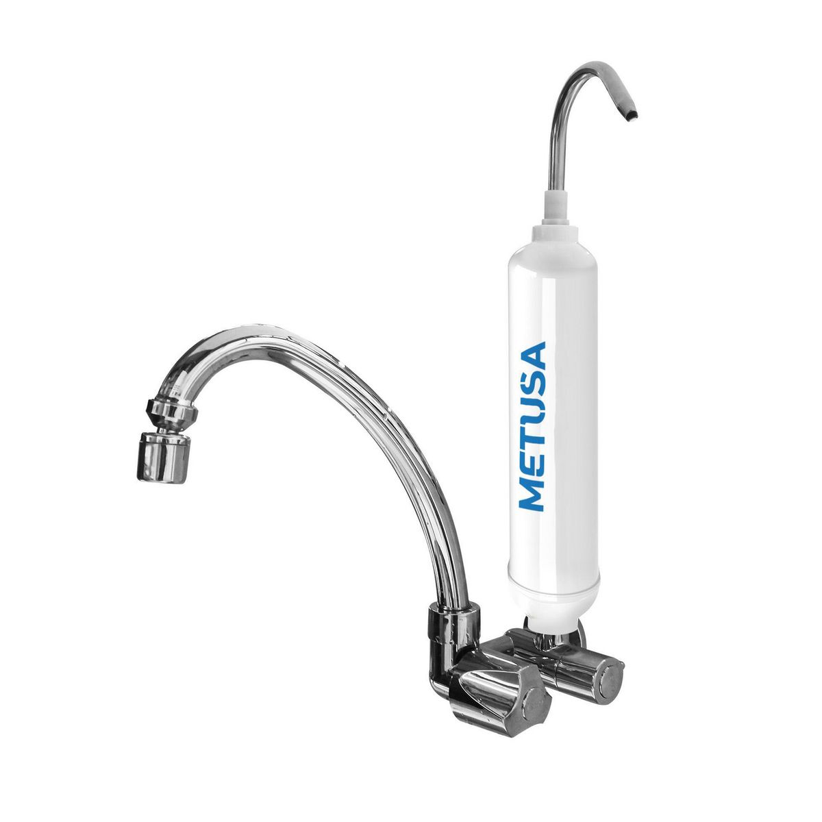 METUSA - Llave para Cocina con Purificador