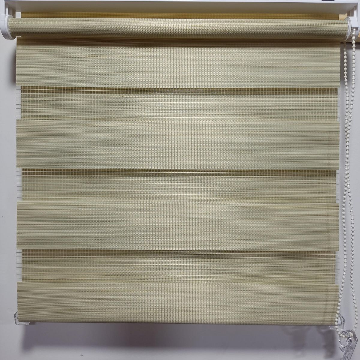 PLASTILISTO - Cortina Roller Zebra Madera 120x160cm