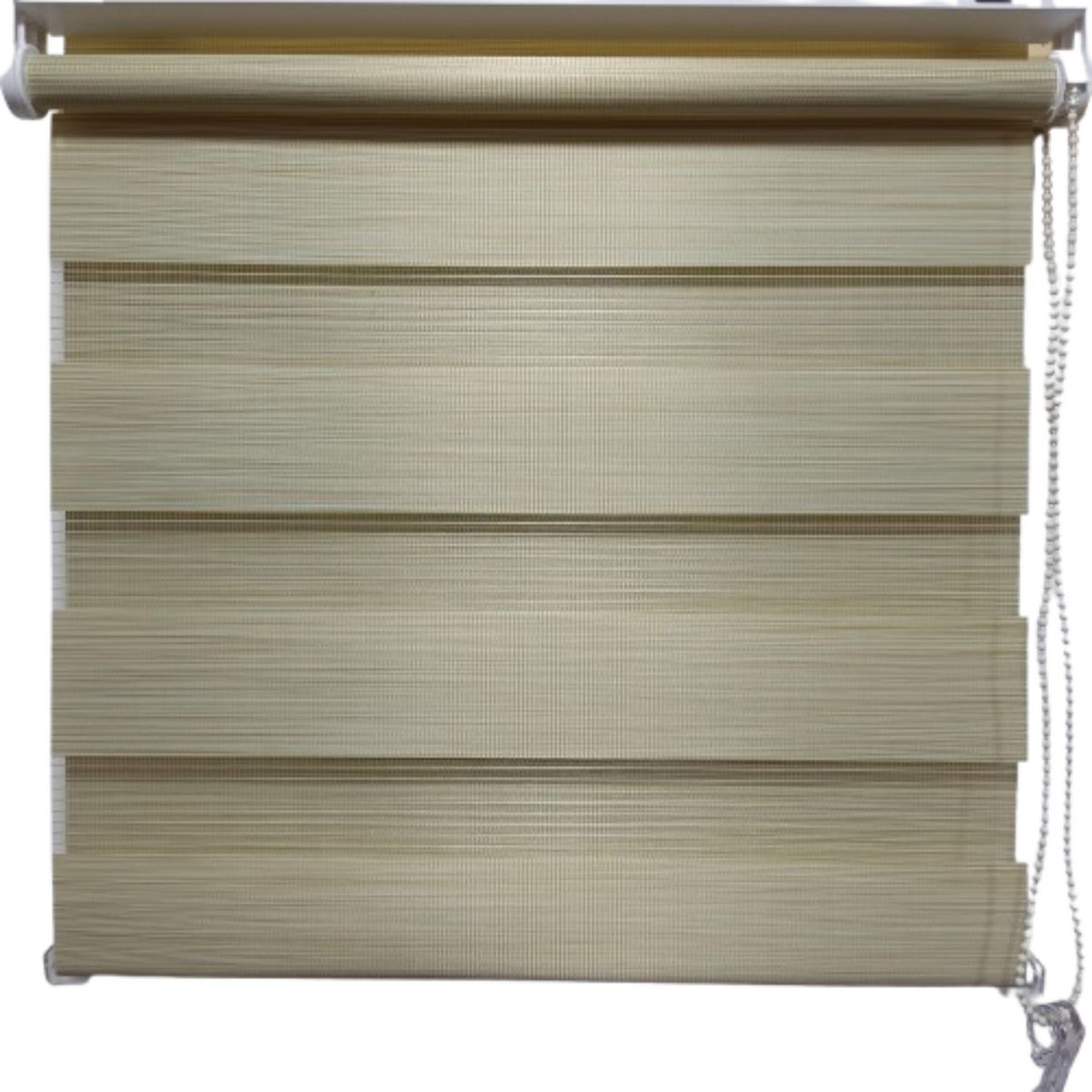 PLASTILISTO - Cortina Roller Zebra Madera 160x160cm