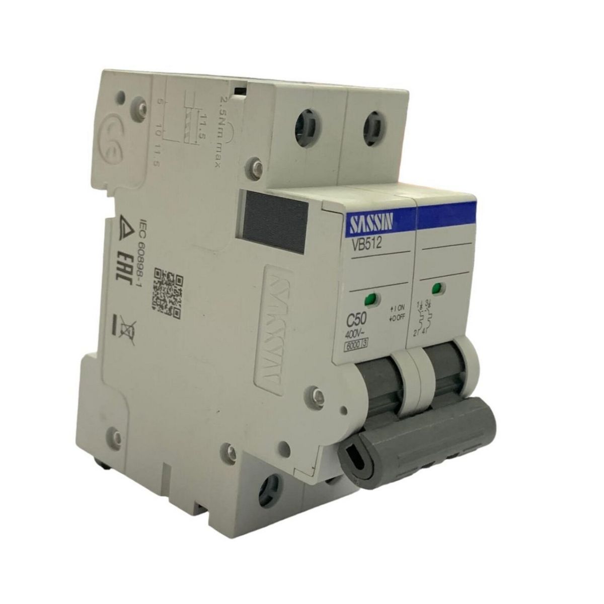 SASSIN - Interruptor Termomagnético 2x50 A SASSIN