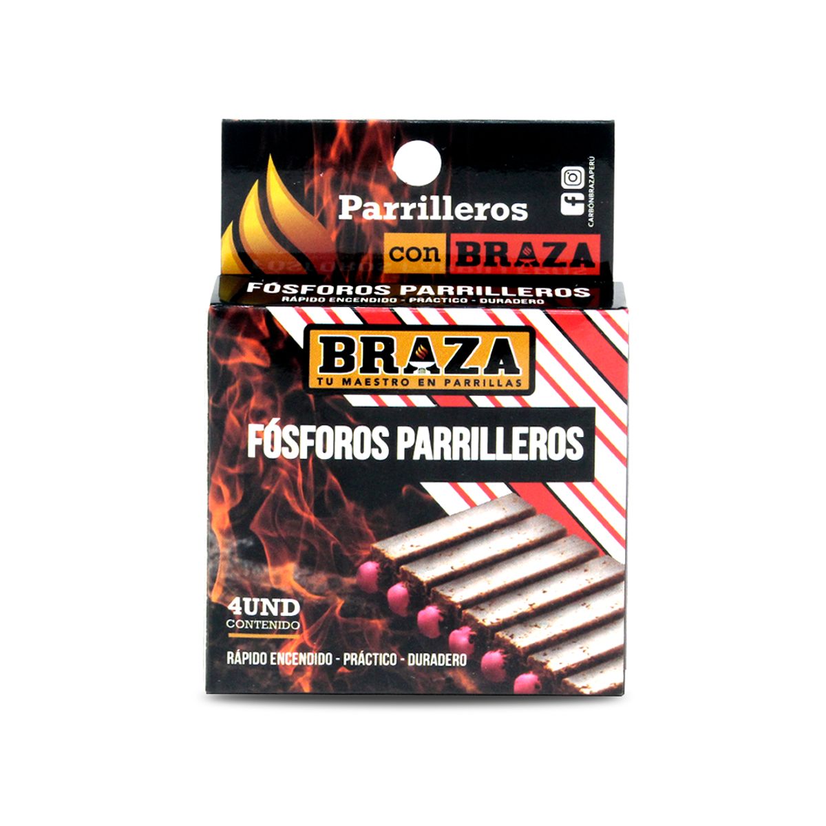 GENERICO - Fósforo Parrillero 4und