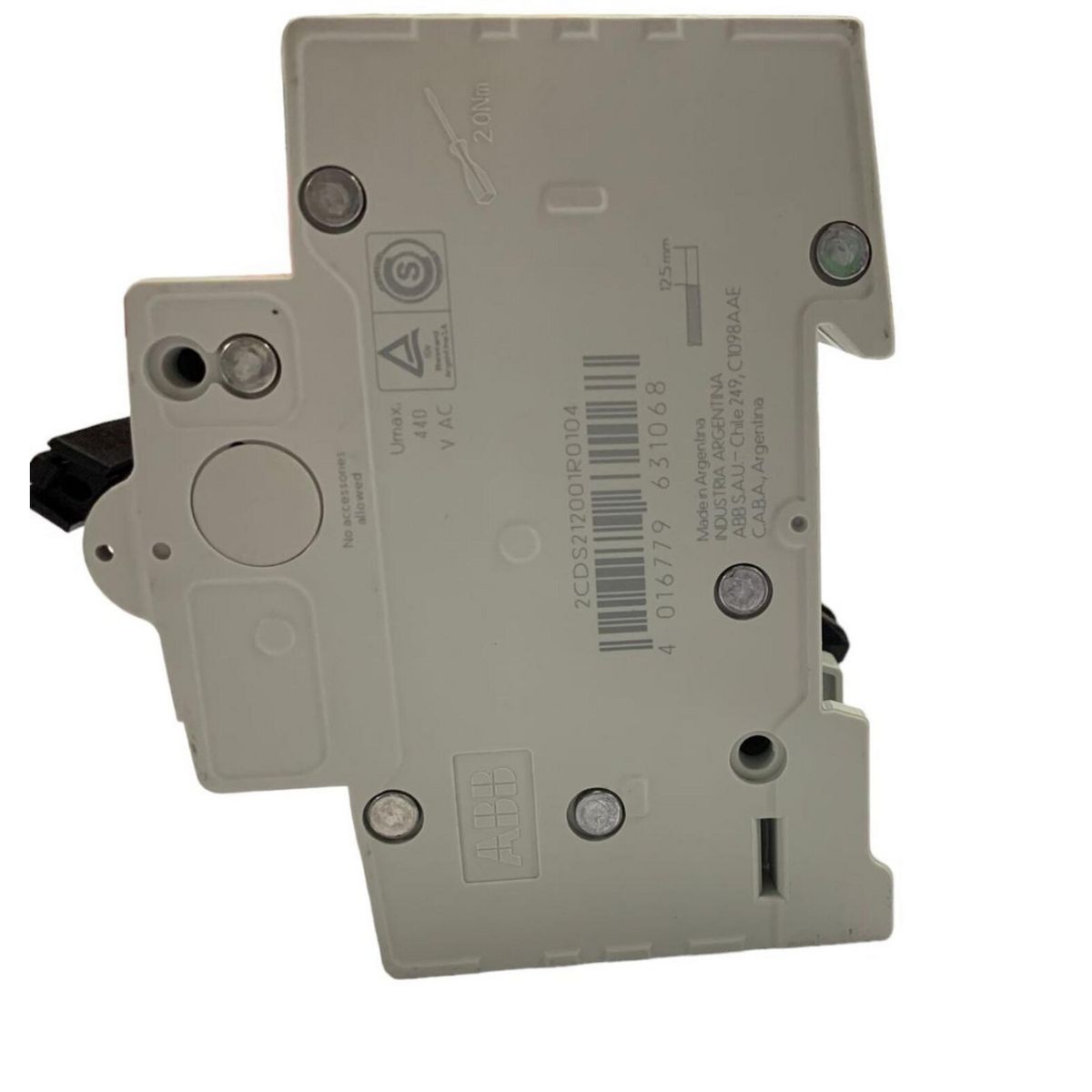 ABB - Interruptor Termomagnético 2x16A Rd Abb