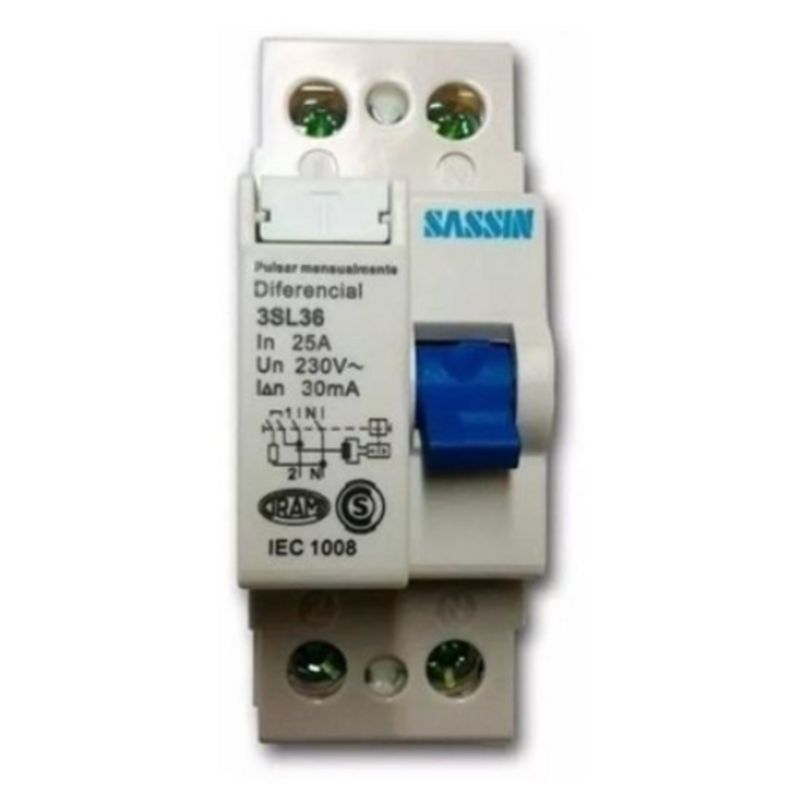 SASSIN - Interruptor diferencial 2x25A SASSIN