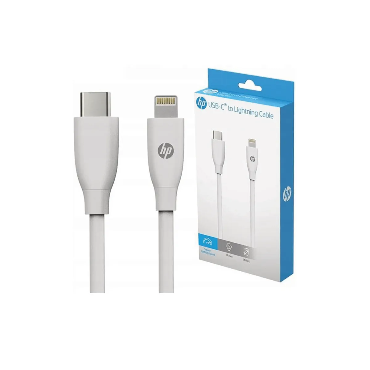 HP - Cable de Cargador de iPhone Tipo USB-C Lightning HP 1m DHC-MF102