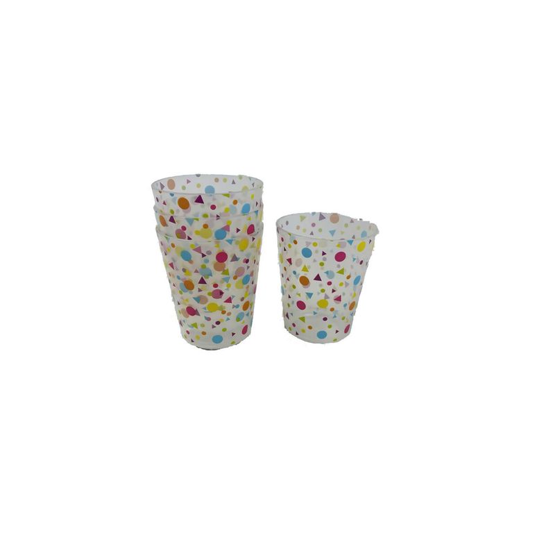 CASA BONITA - Set 4 Vasos de Plástico