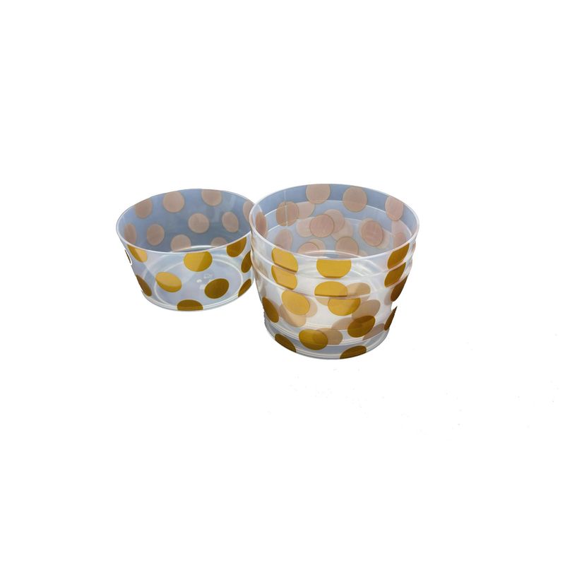 CASA BONITA - Set 4 Bowls de Plástico