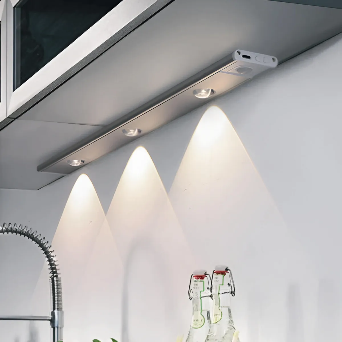  - Undercabinet Slim sin Movimiento Blanco
