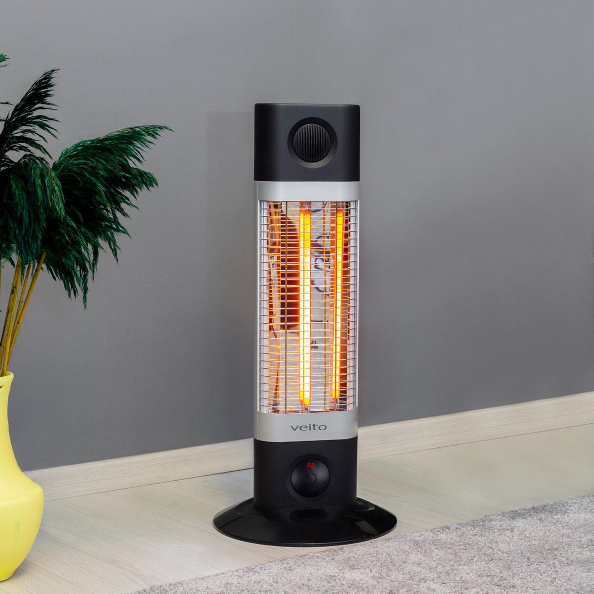 VEITO - Panel de Calefacción Portátil 1200W CH1200 RT Black