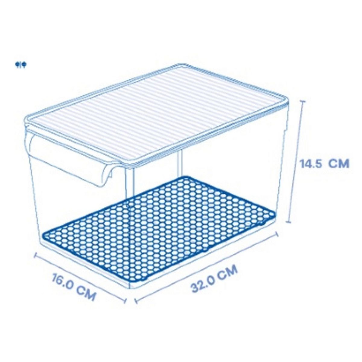 XIMESA - Caja Organizadora con Tapa 5.5lt