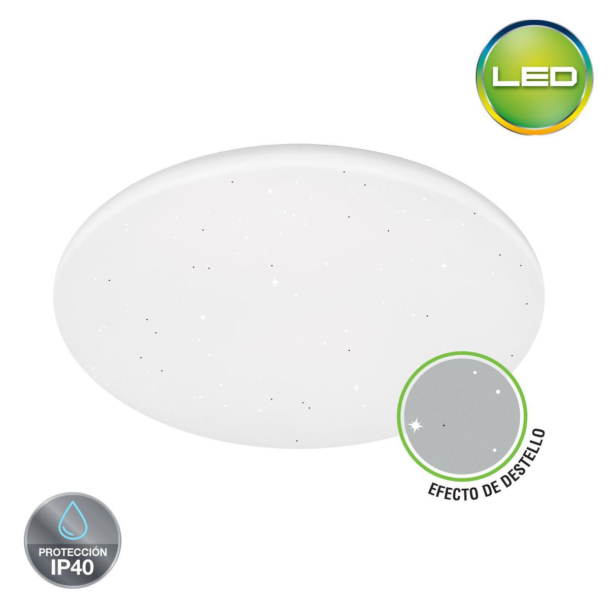 LIGHTECH - Plafón Shiny 40W 60K Blanco