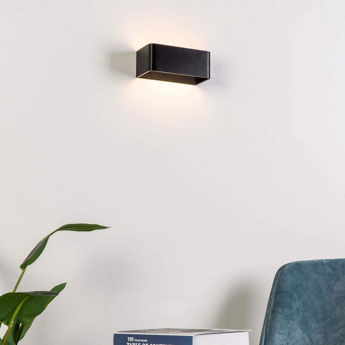 ILUMA - Braquete de Pared Exterior Dual Rectangular 8W