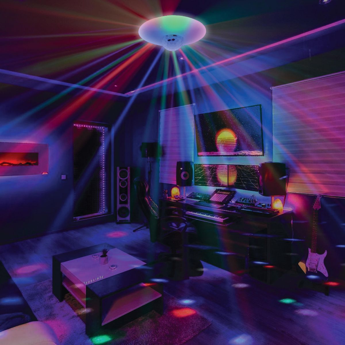 ILUMA - Foco UFO Parlante Discoteca 20W RGB