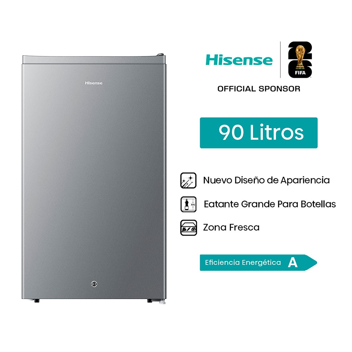 HISENSE - Frigobar 90L Hisense RR121H