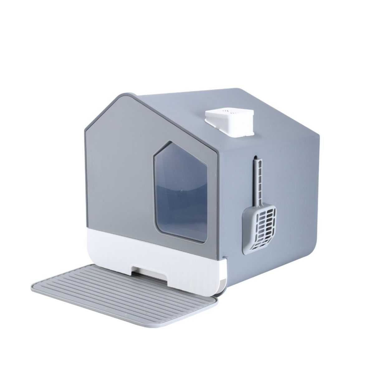 COOL CAT - Arenero Diseño de Casa con Pala para Gatos