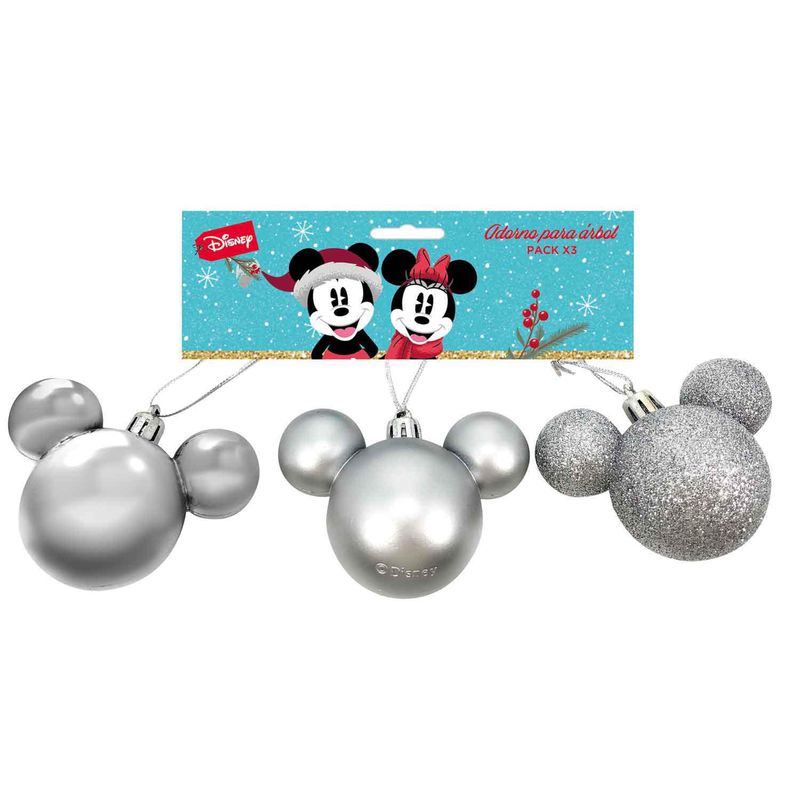 DISNEY - Set Adorno Mickey Plata